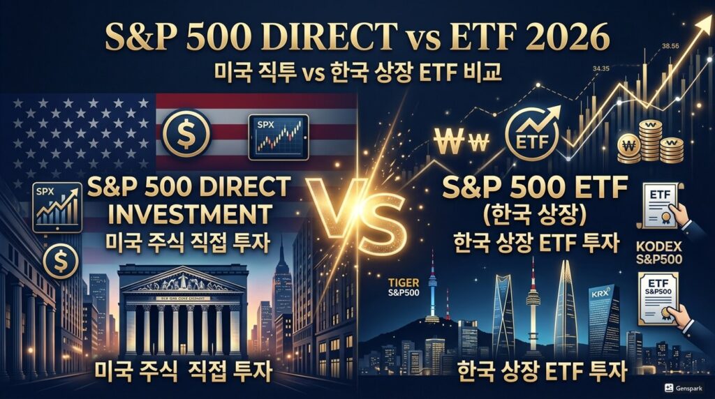 3. 미국 직접투자 vs 국내 ETF 핵심 비교 📊
