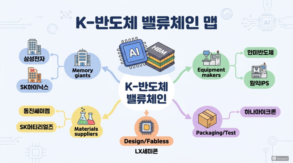 4. 2026 반도체 관련주 TOP 10 (대장주 + 소부장)