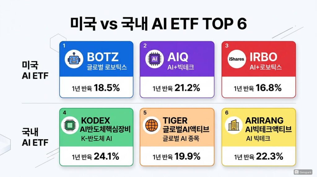 3. 국내 AI ETF TOP 4 — K-AI 슈퍼사이클 직접 수혜