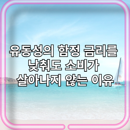 유동성의 함정 금리를 낮춰도 소비가 살아나지 않는 이유