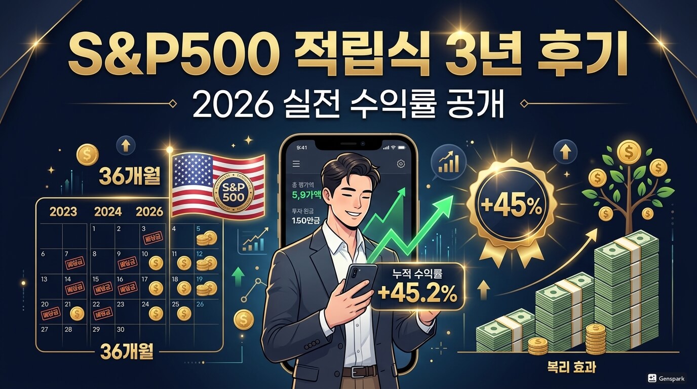 S&P500 ETF 적립식 투자 3년 수익률 후기 |월 30만원 실전 결과 공개