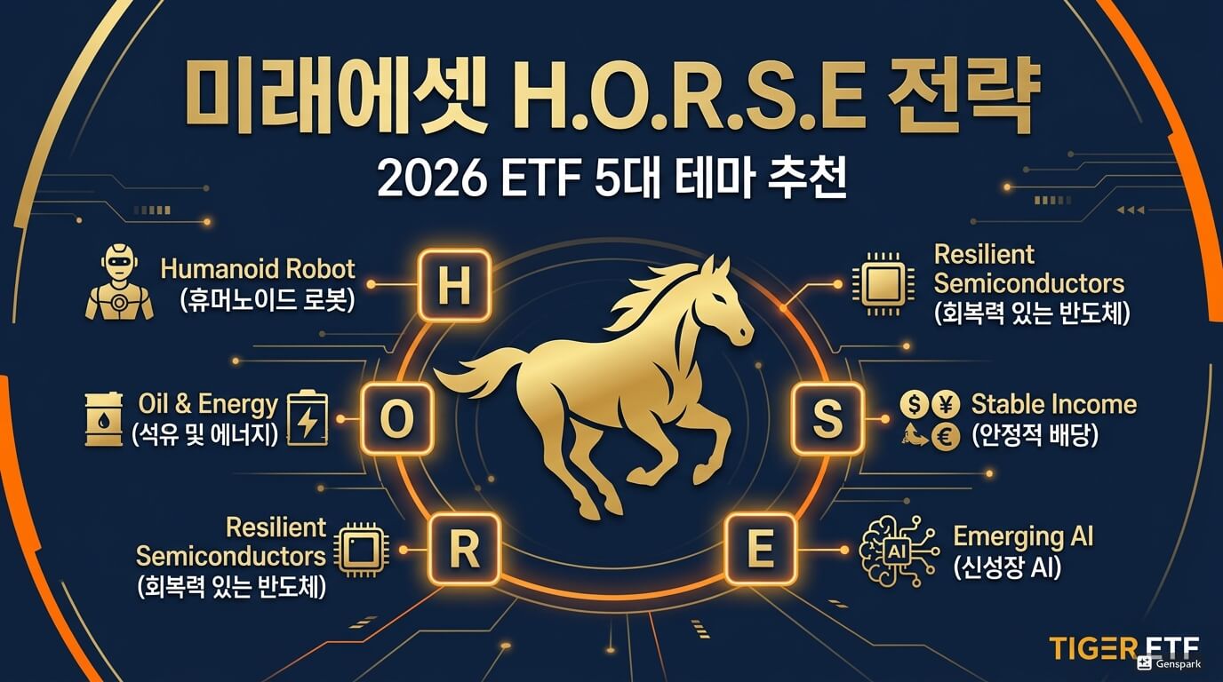 미래에셋 ETF 추천 | H.O.R.S.E 전략 5가지 테마 완벽 해부